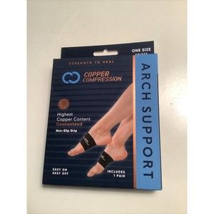 Copper Compression Arch Support Unisex Guaranteed Highest Copper Content NEW